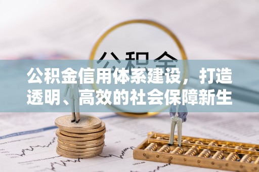 碾子山公积金信用体系建设，打造透明、高效的社会保障新生态